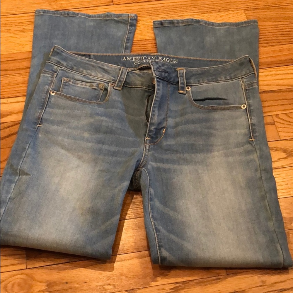 AE bootcut jeans size 12 short